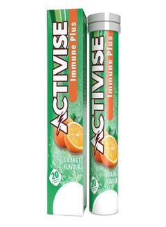 Activise Immune Plus Effervescent Tab Orange 20's 