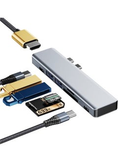 Cordova USB C Hub USB 3.0 Adapter Multi USB Port 7 in 1 USB Hub  - Image 3