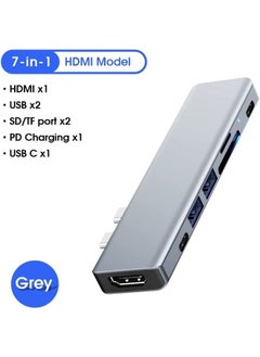 Cordova USB C Hub USB 3.0 Adapter Multi USB Port 7 in 1 USB Hub  - Image 2