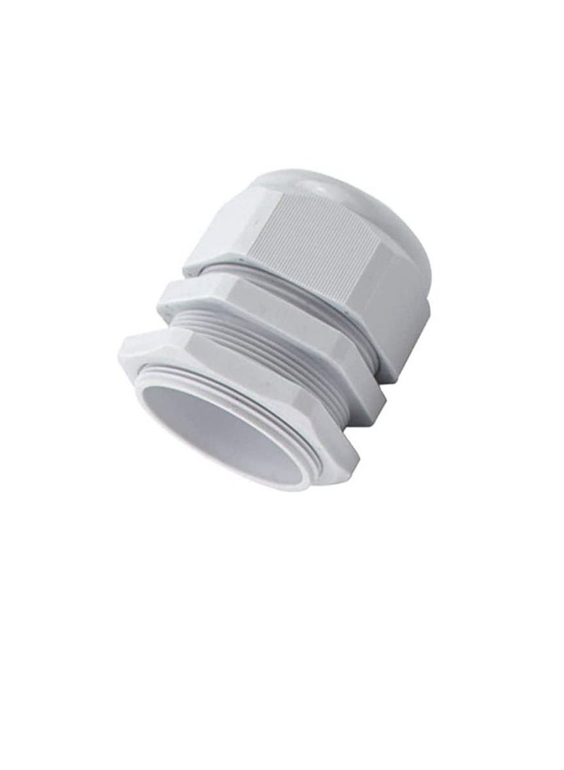 Armoured Cable Gland Kit for Outdoor Sockets and Junction Boxes & Industrial Use with Lock Nut PVC Shroud and Earth Tag (25S, BW) - Image 2