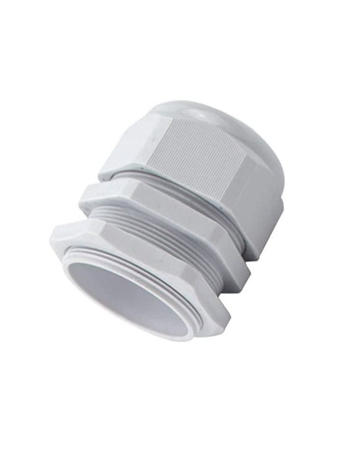 Armoured Cable Gland Kit for Outdoor Sockets and Junction Boxes & Industrial Use with Lock Nut PVC Shroud and Earth Tag (25S, BW) - Image 3