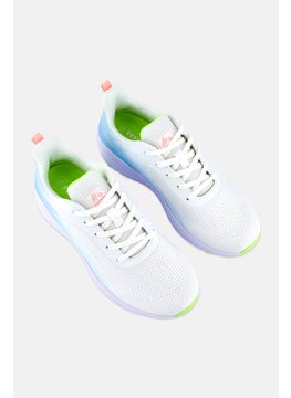 RBX Women Lace Up Training Shoes, White Combo  - Image 4