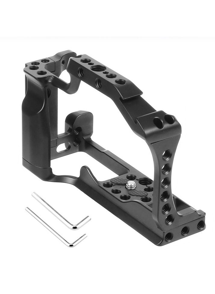 Camera Cage for Canon M50 Mark I/II & M5 – Aluminum Alloy Photography Expansion Accessory with Precise Fit, Full Port Access, Ergonomic Grip, and Outdoor Shooting Protection - Image 3