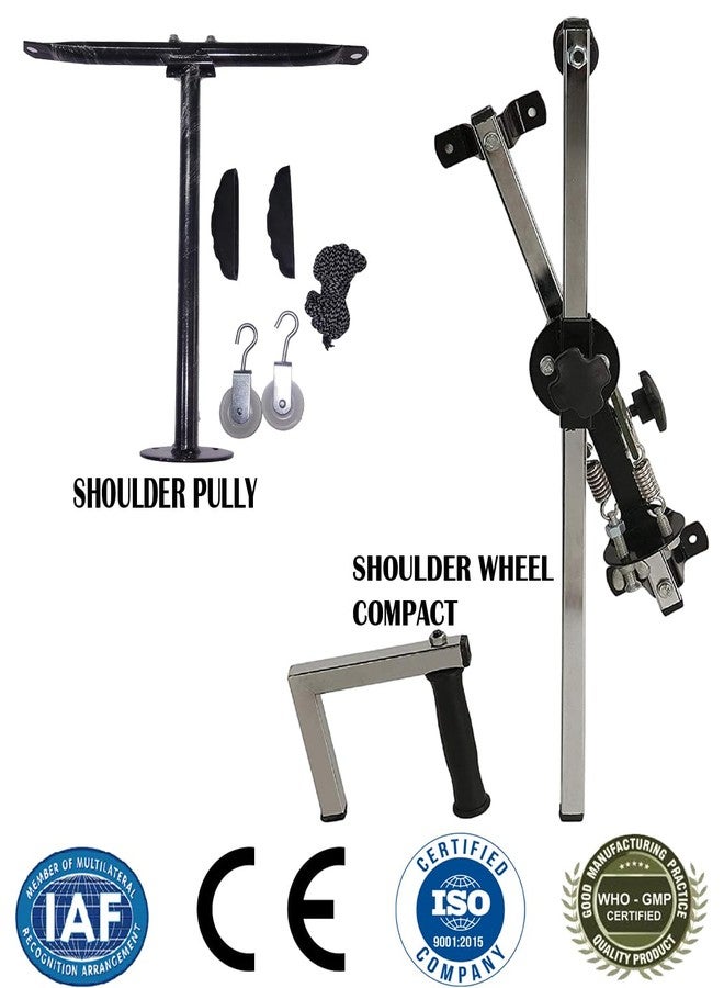 PHYSIO ACTIVE Shoulder T-Pully & Compact Shoulder Wheel - Image 2