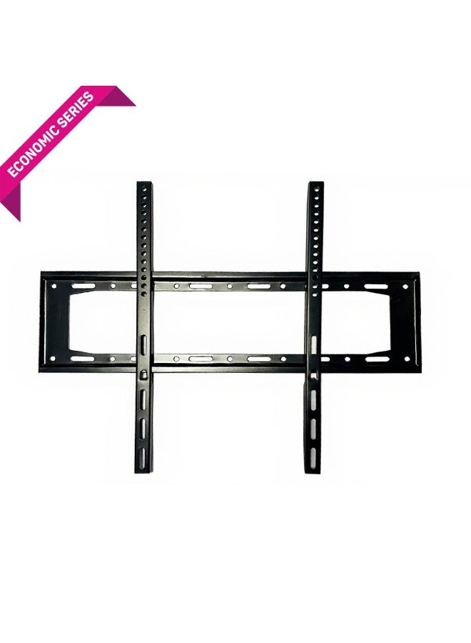 النجم الرئيسي حامل حائط ثابت للتلفزيون Prime Star PM 63FW لأجهزة التلفزيون LED/LCD/OLED/المنحنية مقاس 32-86 بوصة، رفيع ومنخفض الارتفاع، أسود غير لامع، يدعم حتى 60 كجم، بحد أقصى VESA 600x500 مم - Image 1