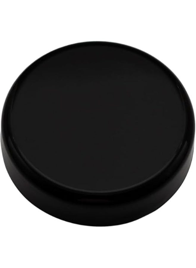 6 pieces of art plastic jar, white transparent color, 200 ml - diameter 6.3 cm, different color lid and plastic layer - high quality and transparent plastic jar, new filling jar - from (black) - Image 4