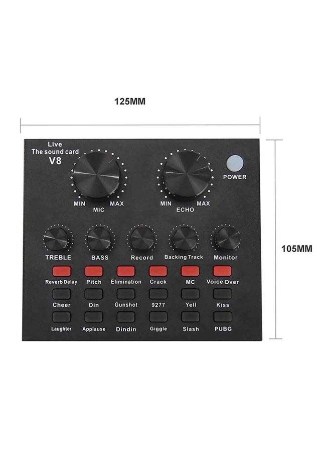 Intelligent Volume Adjustable Audio Mixer Sound Card  - Image 1
