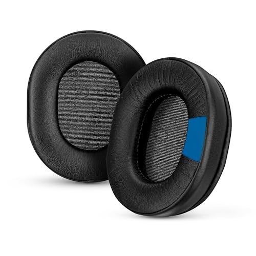 BRAINWAVZ Gaming Gel Earpads for SteelSeries Arctis 1, Arctis 3, Arctis 5, Arctis 7, Arctis 9X, Arctis Pro & Arctis Prime Headset Headphone Earpads, Memory Foam & PU Leather (Black) - Image 1