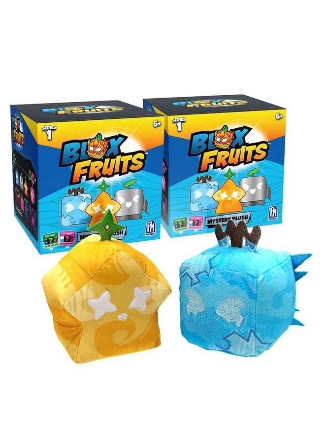 PhatMojo BLOX Fruits - Mystery Fruit Collectible Plush 2-Pack (4"" Tall, Series 1) [Includes DLC, Officially Licensed], Mixed, CP3310-2PK - Image 1