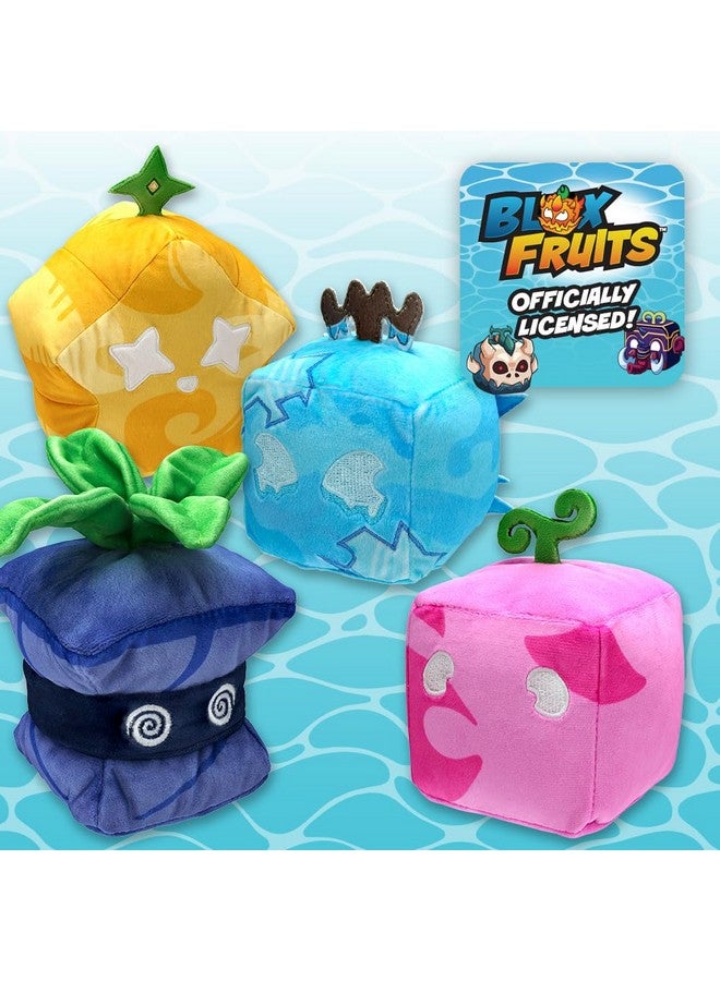 PhatMojo BLOX Fruits - Mystery Fruit Collectible Plush 2-Pack (4"" Tall, Series 1) [Includes DLC, Officially Licensed], Mixed, CP3310-2PK - Image 2