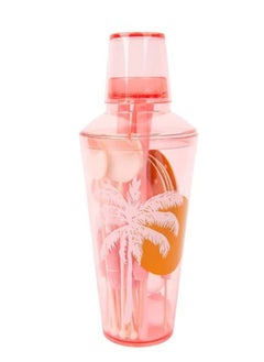 SUNNY LIFE Travel Cocktail Mixing Kit | Peachy Pink Mini Bartender Set | Portable Cocktail Kit | Mini Bar Set | Portable Drink Mixing Kit | Travel Friendly Cocktail Kit  - Image 5