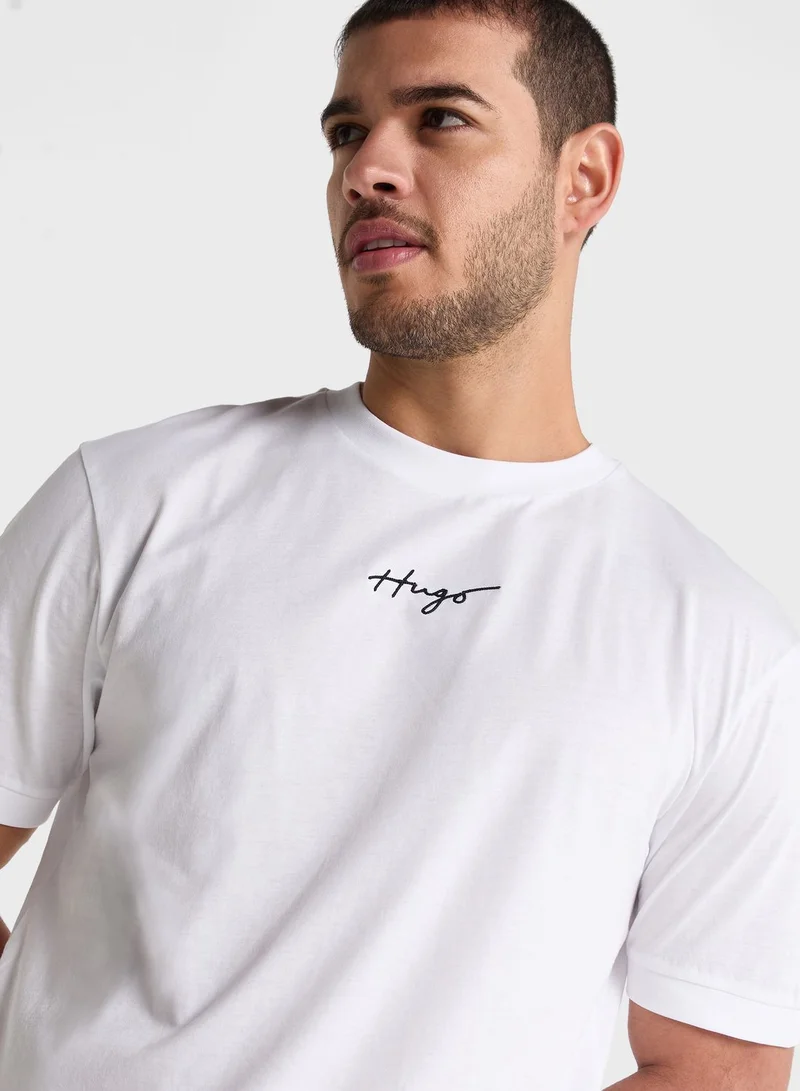HUGO Logo Crew Neck T-Shirt
