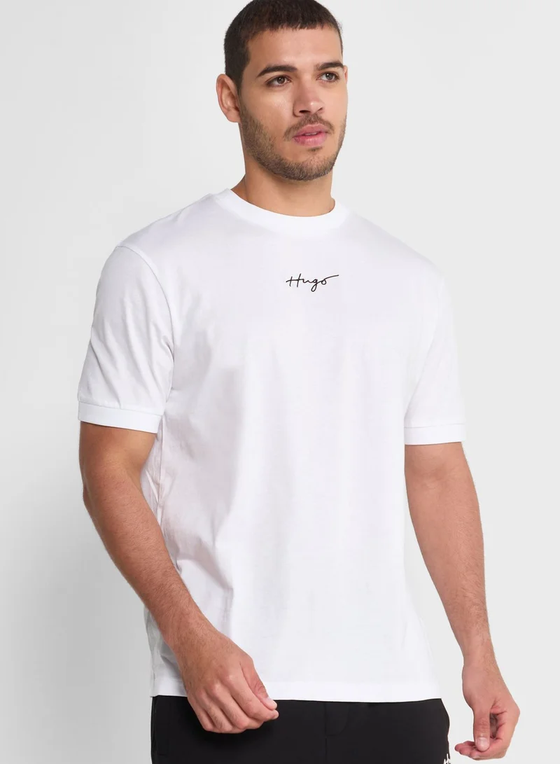 HUGO Logo Crew Neck T-Shirt