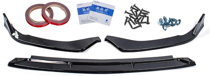 Wivplex Carbon Fiber Front Bumper Lip Spoiler for Mercedes-Benz C Class - Image 3