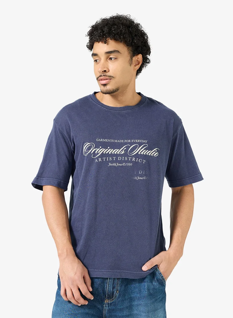 Graphic Crew Neck T-Shirt