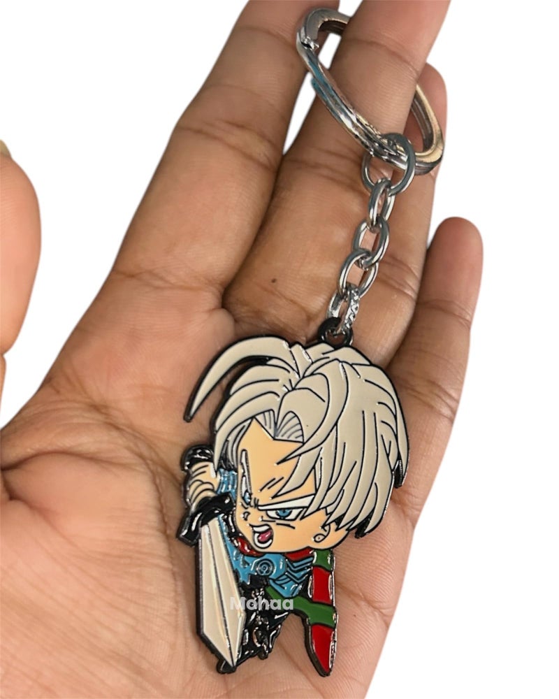 mohaa Dragon Ball Z Keychain - Goku Spinner Anime Keychain Metal Keyring for Bike, Car, Home (GOKU) - Image 3