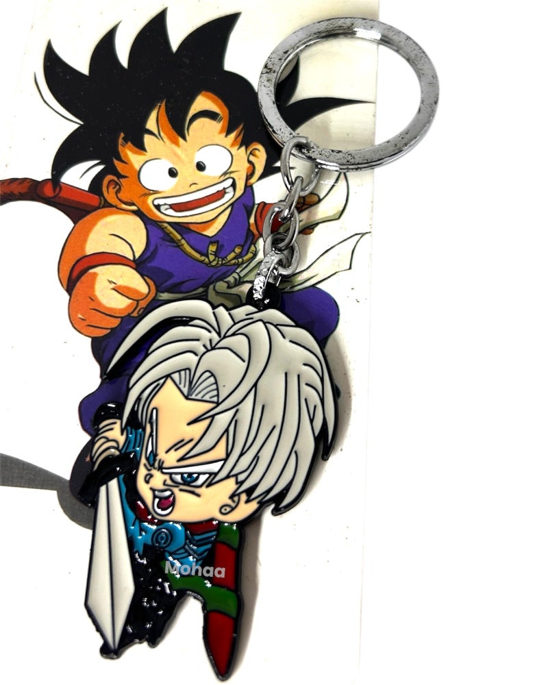 mohaa Dragon Ball Z Keychain - Goku Spinner Anime Keychain Metal Keyring for Bike, Car, Home (GOKU) - Image 1