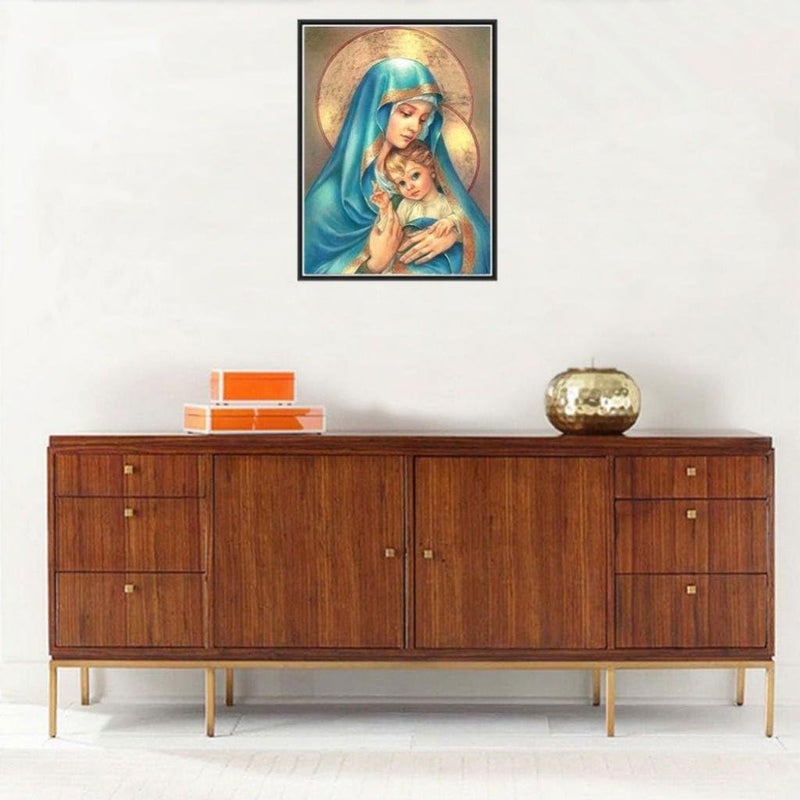 klarako Religious Madonna Diamond Painting Kits for Adults Kids 5D DIY Crystal Rhinestone Embroidery Stitch Arts Craft Canvas Wall Decor - Image 2