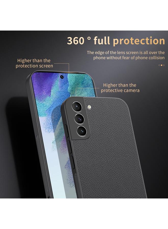 اس-توب جراب هاتف مغناطيسي من الجلد من HUIYI لهاتف Samsung Galaxy S21 FE 5G - Image 3