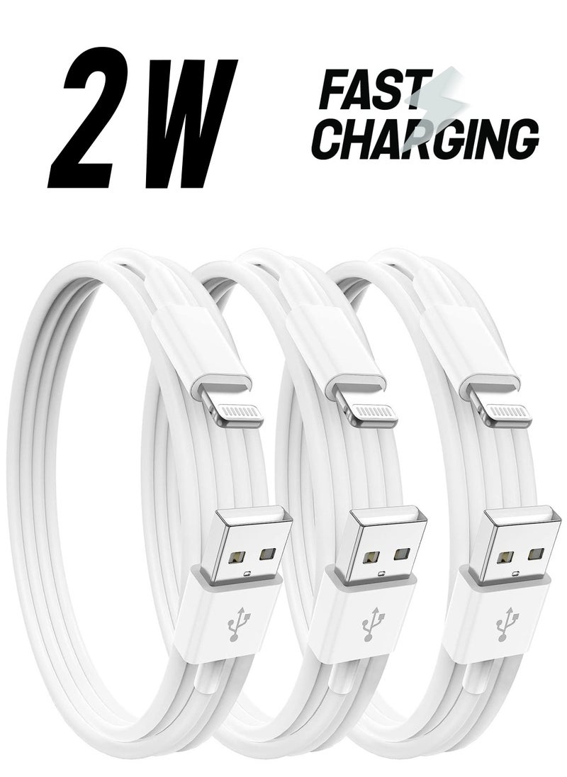 Generic iPhone Charger Cable 1M, 3Pack [Apple Certified] Long Lightning to USB Cable 3 meterApple Fast Charging Lead for Apple iPhone 13 Pro/12 Pro Max/12 Mini/11/X/XS/XR/XS  - Image 1