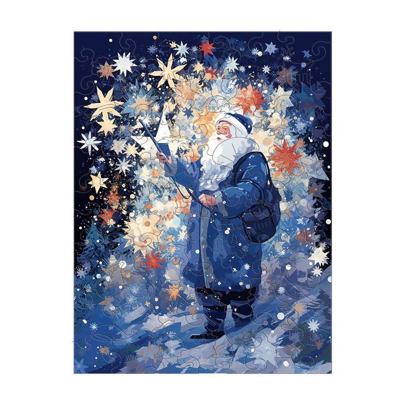 Christmas Wooden Puzzle Birds Shaped Animal Wooden Adult Toys Independent Station Factory - Image 1