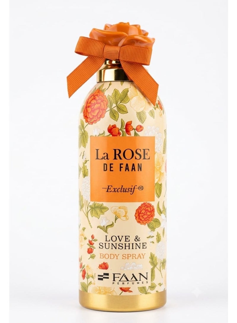 La Rose de Faan Love And Sunshine Body Spray