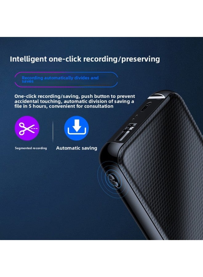 Recording Pen Ultra-long Standby Large Capacity High-definition Noise Reduction One-button Recording Magnetic Suction Recording Pen Rechargeable-Colour:Black-Capacity:32GB - Image 4