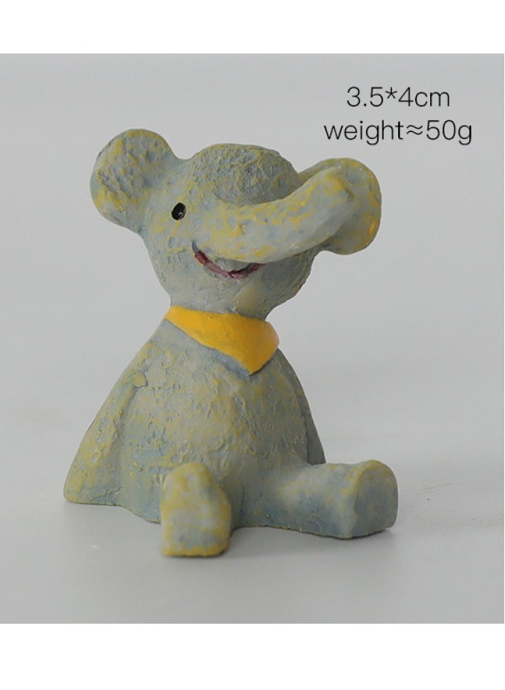 Y&D Looking Up At The Starry Sky Small Animal Ornaments Mini Animal Ornaments Home Decorations-Like