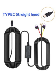 FPC Car Dash Cam Wire DVR Hardwire Cable Kit Video Recorder 12V-24V to 5V 2A Mini Type-C USB Charger Voltage Reducing Line  - Image 2