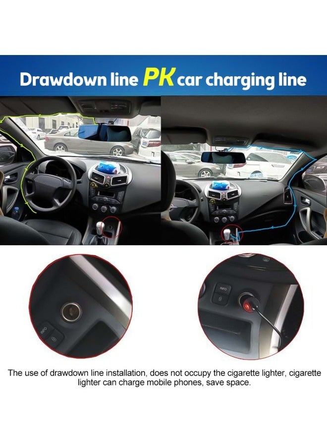 FPC Car Dash Cam Wire DVR Hardwire Cable Kit Video Recorder 12V-24V to 5V 2A Mini Type-C USB Charger Voltage Reducing Line  - Image 4