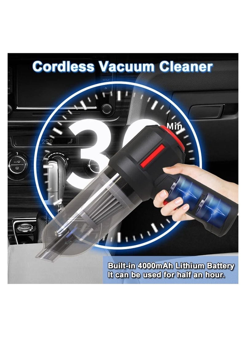 Yesido 3-in-1 Portable Small Cordless handheld Vacuum Cleaner Rechargeable with 9000PA Powerful Suction for Car/Office/Home - Image 3