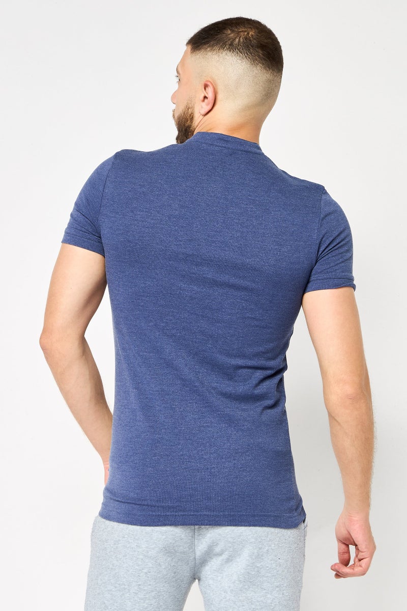 PUMA Men Sportswear Fit Short Sleeves Outdoor Polo Shirt, Navy Blue - Image 4