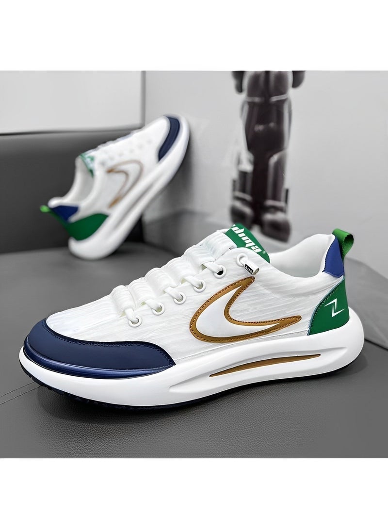 REOCLE Men's Sneakers Breathable Sports Sneakers Fashion Running Shoes Blade Non Slip Soft Sole Casual Athletic Walking Shoes Casual Lightweight Tennis Shoes - Image 2