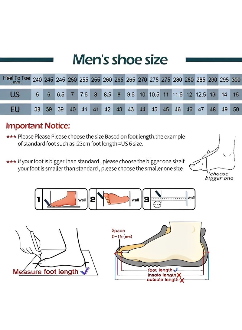 REOCLE Men's Sneakers Breathable Sports Sneakers Fashion Running Shoes Blade Non Slip Soft Sole Casual Athletic Walking Shoes Casual Lightweight Tennis Shoes - Image 5