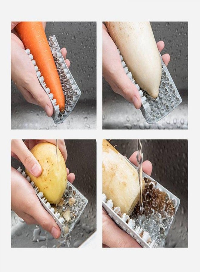 TASKHOUSE Non Scratch Scouring Pads with Odor for Dishes Cleaning Multipurpose Pads for Scrubber Sponge Reusable Pads (4 Piece) - Image 2