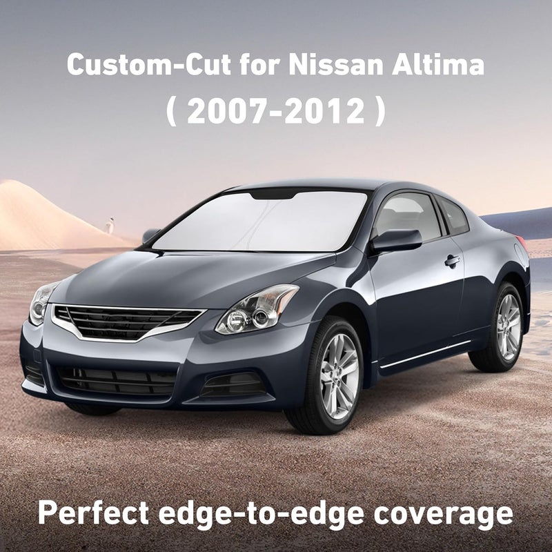 Windshield Sunshade for Nissan Altima (2007-2012) - UV Heat Blocker & Protector - Image 2