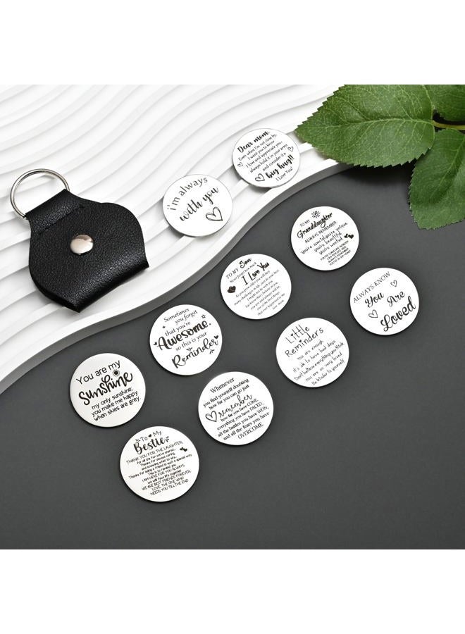 CINDYHE Pocket Hug Token keychain Gifts for Men Women Him Her Dad Mom Son Daughter Brothers Sisters Teacher Boy Girl Friends, To My Love, M - Image 4