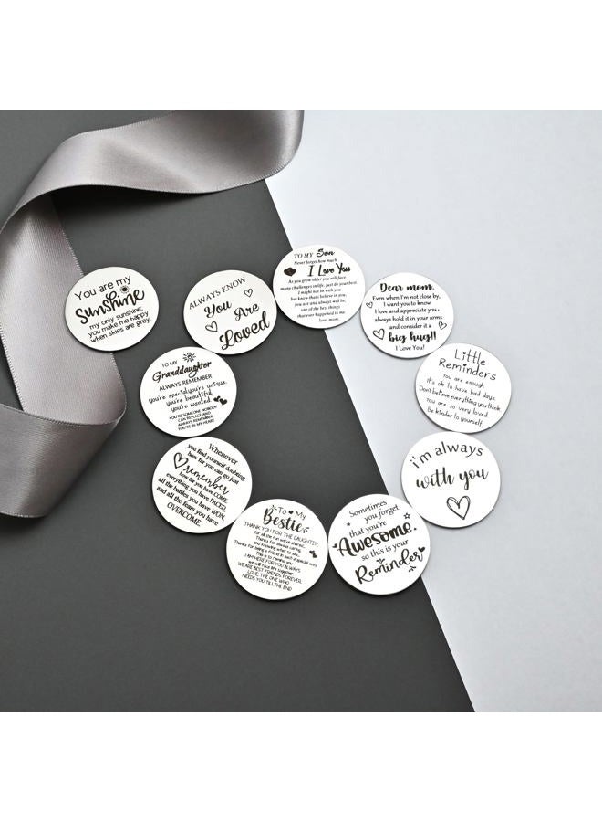 CINDYHE Pocket Hug Token keychain Gifts for Men Women Him Her Dad Mom Son Daughter Brothers Sisters Teacher Boy Girl Friends, To My Love, M - Image 3