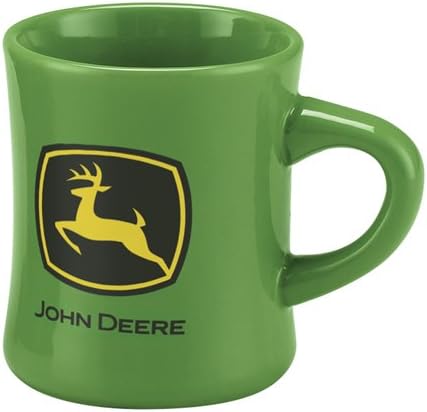 John Deere Stoneware Green Ceramic Tea Coffee Dinner Mug10 ounce