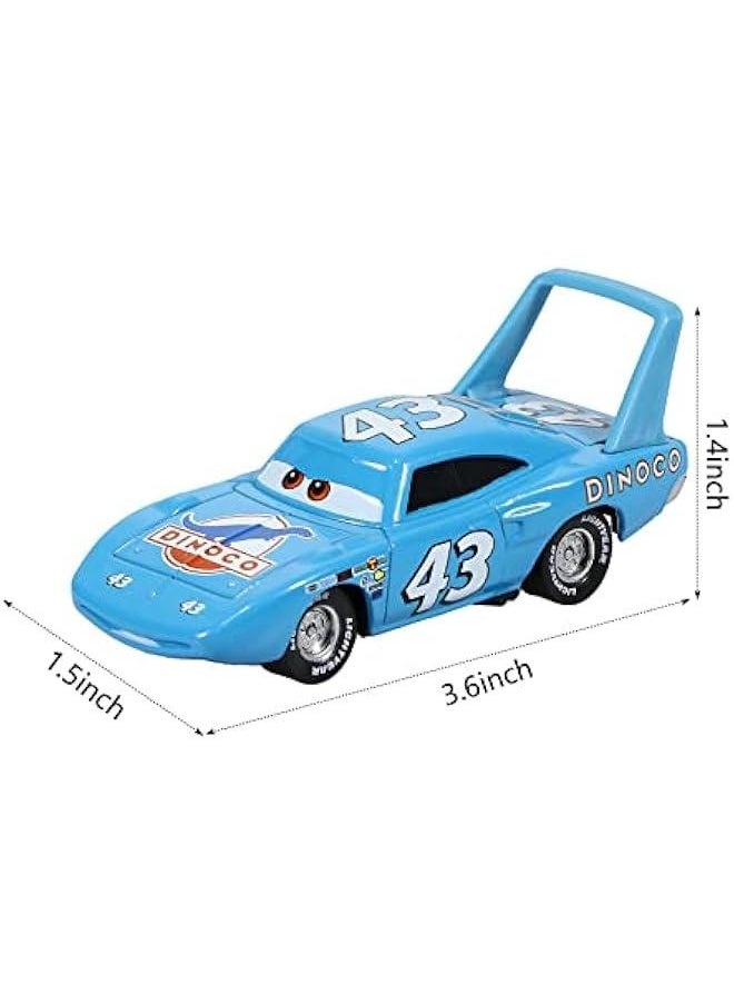 Generic - Car 2 3 Toys Mater Chick Hicks The King Doc Hudson Sheriff Diecast Car Toy Set for Boy Kids (7pcs) - Image 1