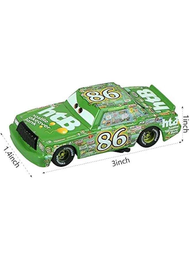 Generic - Car 2 3 Toys Mater Chick Hicks The King Doc Hudson Sheriff Diecast Car Toy Set for Boy Kids (7pcs) - Image 1