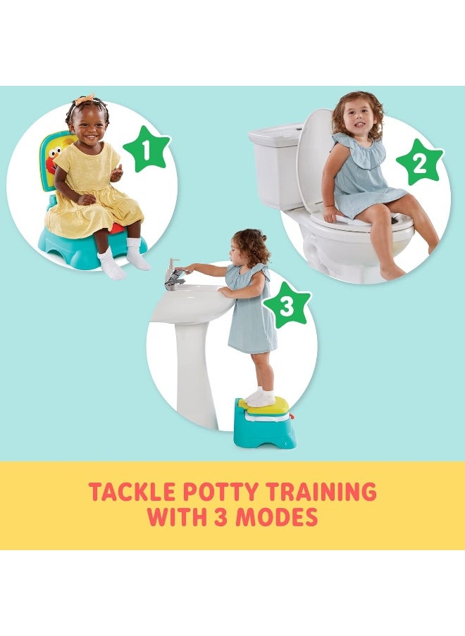 Sesame Street - Sesame Street Elmo Terrific 3-in-1 Potty Training Toilet - Image 1