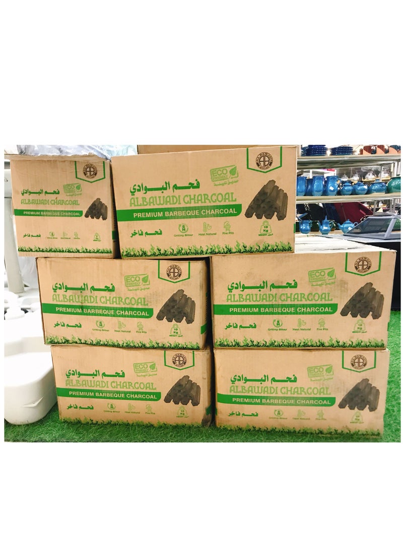 Albawadi Premium BBQ Smokeless Charcoal for Fire Pit Stove 10kg/ctn - Image 5