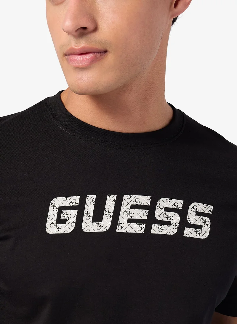 GUESS  Maska Crew Neck Short Sleeve T-Shirt for Men | Best Price UAE
