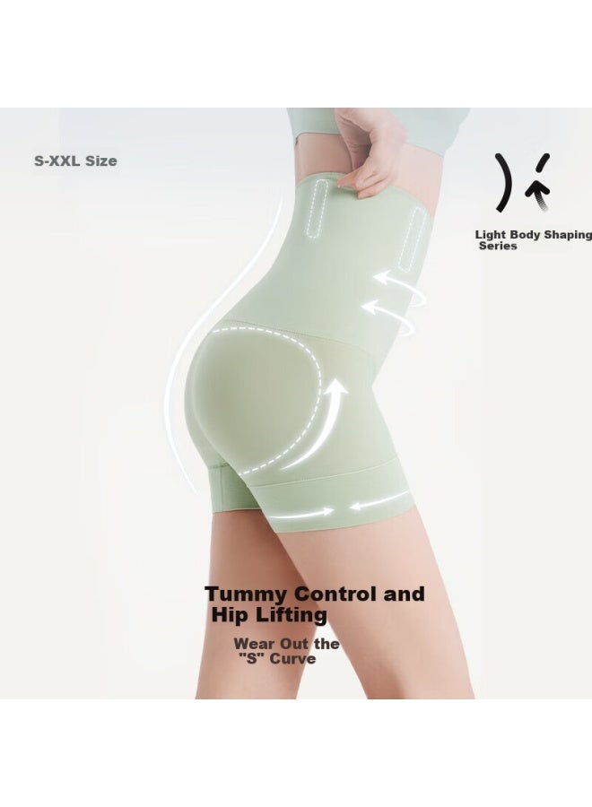 Ubras High Waist Tummy Control Lifting Compression Shapewear Waist Trainer Slimming Women's Underwear Women's Sage Three-quarter Pants XL - Image 2