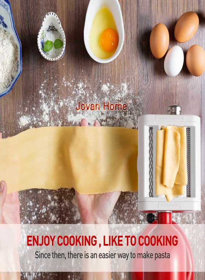 Jovan Home Pasta Maker Attachment for KitchenAid Stand Mixers 3 in 1 Set Includes Pasta Roller Spaghetti Cutter & Fettuccine Cutter, Pasta Attachment for KitchenAid By Jovan Home - Image 4