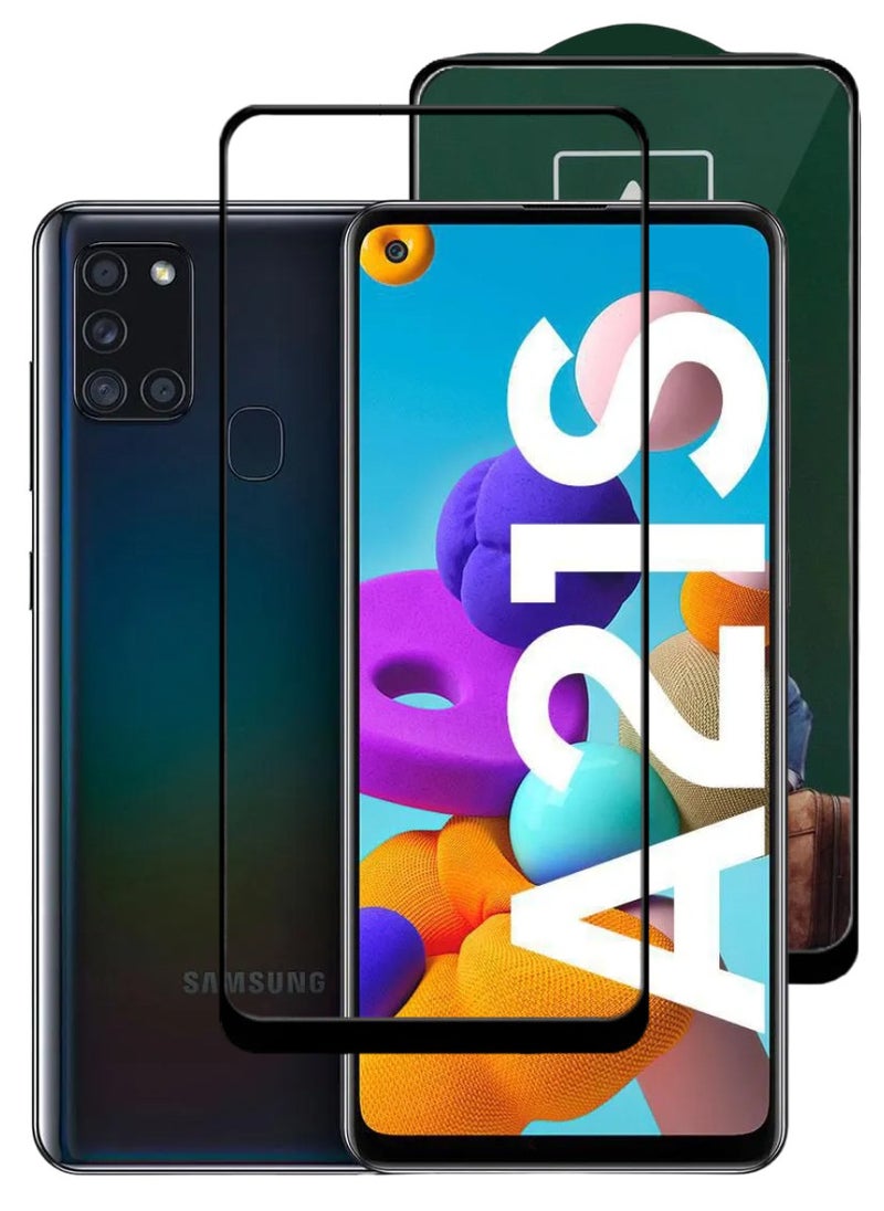 ACLIX Antistatic ESD Dustproof Premium Quality High Definition Tempered Glass Screen Protector Designed For Samsung Galaxy A21s - Image 1