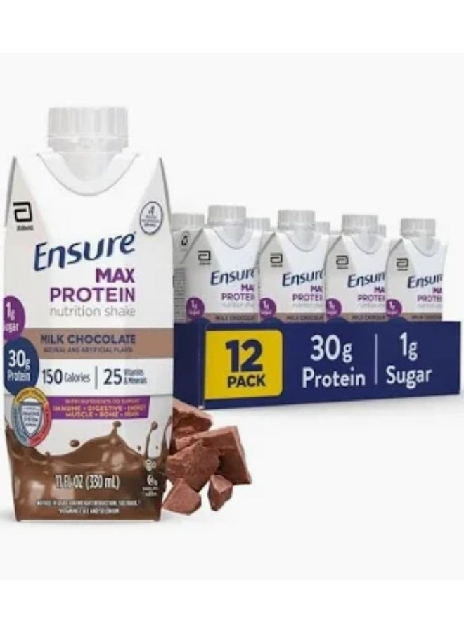 Ensure Max Protein Nutrition Shake Chocolate 330 ml Pack of 12