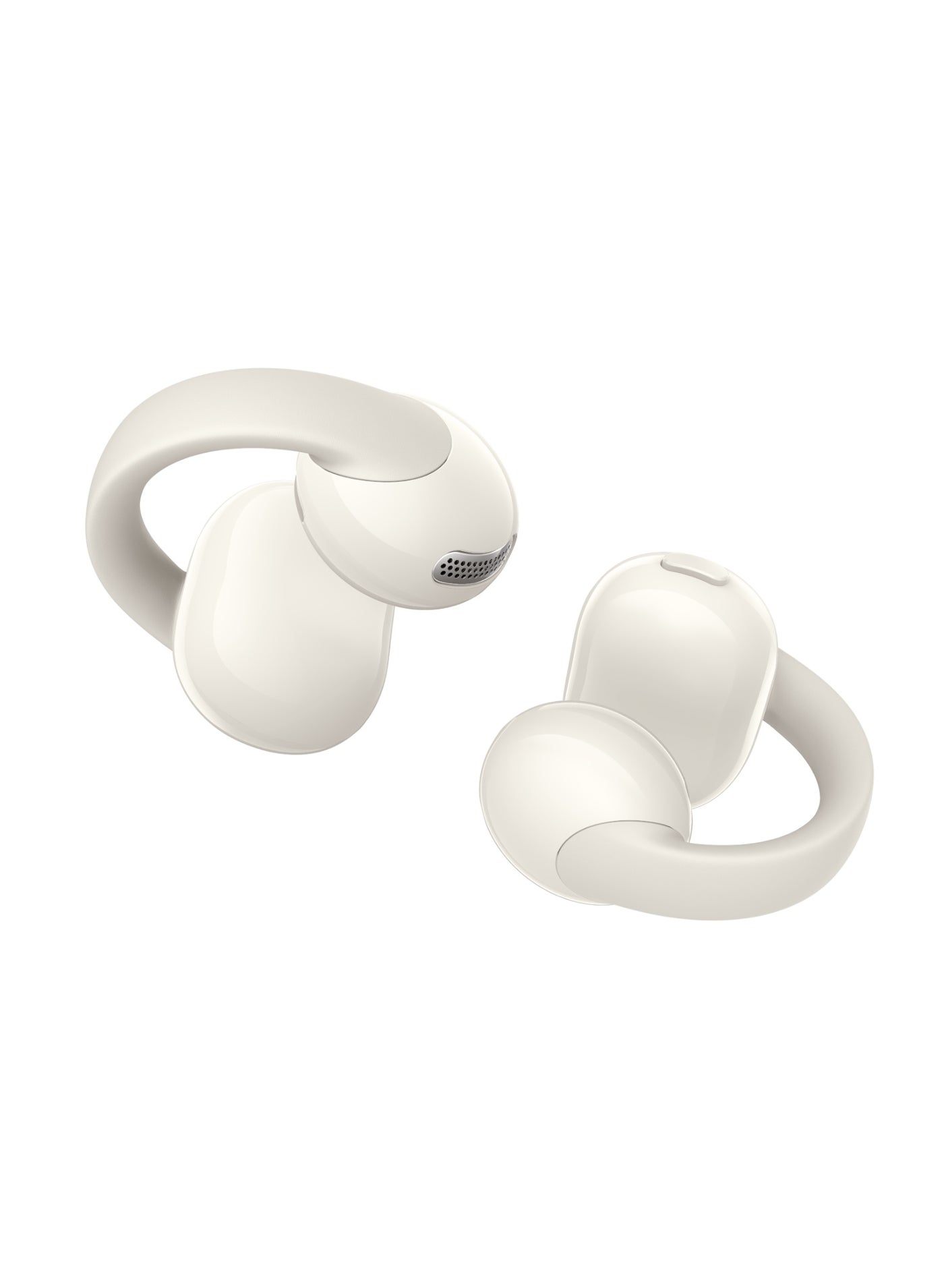 C50i by Anker, Open-Ear Headphones, Clip-On Earbuds, Ultra-Comfort, FlexiClip Design, 12mm Drivers for Powerful Bass, AI Clear Calls, 28H Playtime, Secure Fit, Hi-Res, IP55, Bluetooth 6.0 White