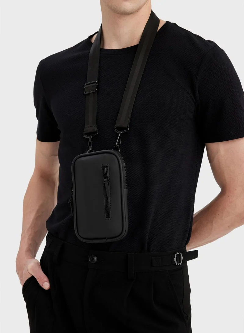 DeFacto Man Medium Faux Leather Phone Bag